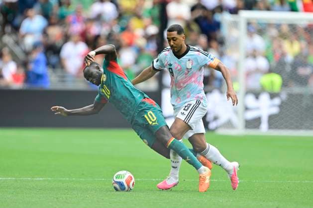 Belgium vs Senegal - 2026 FIFA World Cup, WM, Weltmeisterschaft, Fussball SEATTLE, USA - JULY 01 : Mane Sadio forward of Senegal, Tielemans Youri midfielder of Belgiumduring the FIFA World Cup 2026 Round of 32 match between Belgium and Senegal at the Lumen Field stadium on July 01, 2026 in Seattle, USA, 15 06 2026 Seattle United States of America  Copyright: xJanxDexMeuleneirx