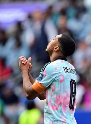 Belgium s Youri Tielemans reacts during a soccer game between Belgian national team, Nationalteam Red Devils and Senegal, on Wednesday 01 July 2026, at the Seattle Field, in Seattle, a 1 16 finals game in the FIFA World Cup, WM, Weltmeisterschaft, Fussball 2026. DIRKxWAEM  x180122840x