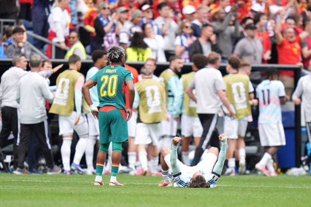 Belgium v Senegal - FIFA World Cup, WM, Weltmeisterschaft, Fussball 2026 - Round of 32 SEATTLE, USA - JULY 01: Ibrahim Mbaye (20) of Senegal is seen during the 2026 FIFA World Cup Round of 32 match between Belgium and Senegal at Lumen Field (Seattle Stadium) in Seattle, Washington, United States on July 01, 2026. Ercin Erturk Anadolu Washington United States. Editorial use only. Please get in touch for any other usage.  Copyright: x2026xAnadoluxErcinxErturkx