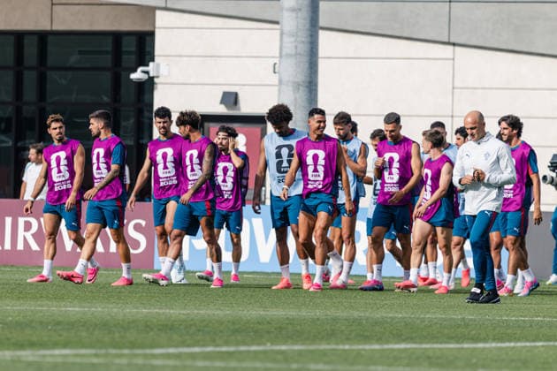 A general view of the training session of FIFA World Cup, WM, Weltmeisterschaft, Fussball Round of 32 game between Portugal and Croatia at Centennial Park on July 1, 2026 in Toronto, Ontario, Canada  Copyright: xCurtisxWongx xSPPx Sportspressphoto_SPR182332