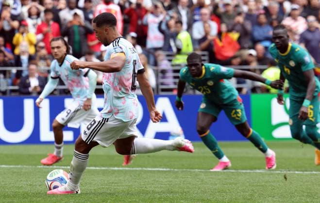 Belgium s Youri Tielemans scores from penalty during a soccer game between Belgian national team, Nationalteam Red Devils and Senegal, on Wednesday 01 July 2026, at the Seattle Field, in Seattle, a 1 16 finals game in the FIFA World Cup, WM, Weltmeisterschaft, Fussball 2026. BRUNOxFAHY  x180126667x