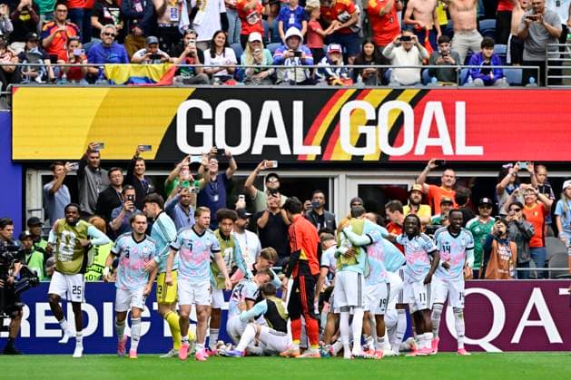 Belgium vs Senegal - 2026 FIFA World Cup, WM, Weltmeisterschaft, Fussball SEATTLE, USA - JULY 01 : Tielemans Youri midfielder of Belgium scores a penalty during the FIFA World Cup 2026 Round of 32 match between Belgium and Senegal at the Lumen Field stadium on July 01, 2026 in Seattle, USA, 15 06 2026 Seattle United States of America  Copyright: xJanxDexMeuleneirx