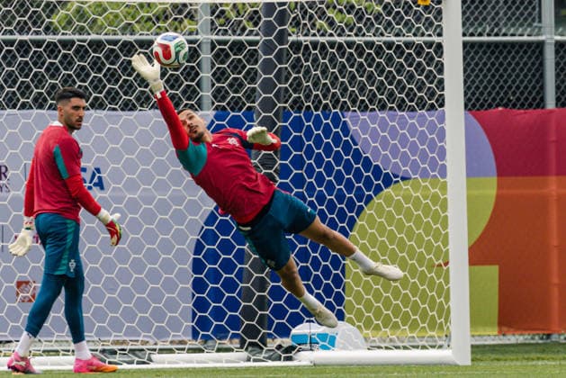 Diogo Costa of Portugal in action during the training session of FIFA World Cup, WM, Weltmeisterschaft, Fussball Round of 32 game between Portugal and Croatia at Centennial Park on July 1, 2026 in Toronto, Ontario, Canada  Copyright: xCurtisxWongx xSPPx Sportspressphoto_SPR182358