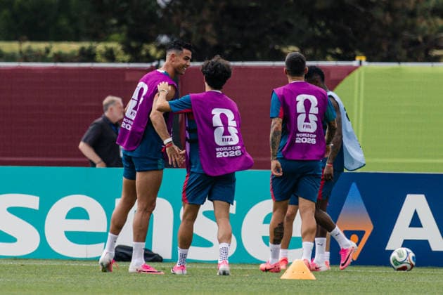 Cristiano Ronaldo of Portugal in action during the training session of FIFA World Cup, WM, Weltmeisterschaft, Fussball Round of 32 game between Portugal and Croatia at Centennial Park on July 1, 2026 in Toronto, Ontario, Canada  Copyright: xCurtisxWongx xSPPx Sportspressphoto_SPR182360