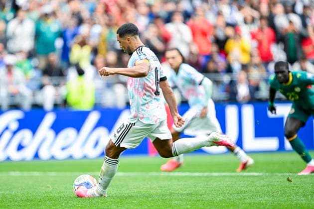 Belgium vs Senegal - 2026 FIFA World Cup, WM, Weltmeisterschaft, Fussball SEATTLE, USA - JULY 01 : Tielemans Youri midfielder of Belgium scoring a penalty during the FIFA World Cup 2026 Round of 32 match between Belgium and Senegal at the Lumen Field stadium on July 01, 2026 in Seattle, USA, 15 06 2026 Seattle United States of America  Copyright: xNicoxVereeckenx