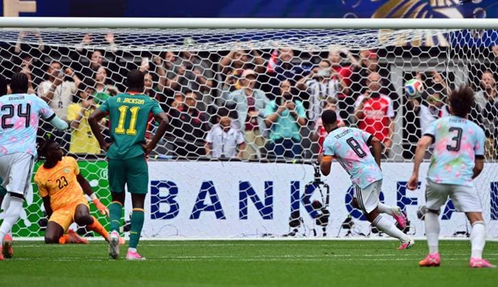 Belgium s Youri Tielemans scores from penalty during a soccer game between Belgian national team, Nationalteam Red Devils and Senegal, on Wednesday 01 July 2026, at the Seattle Field, in Seattle, a 1 16 finals game in the FIFA World Cup, WM, Weltmeisterschaft, Fussball 2026. DIRKxWAEM  x180126818x