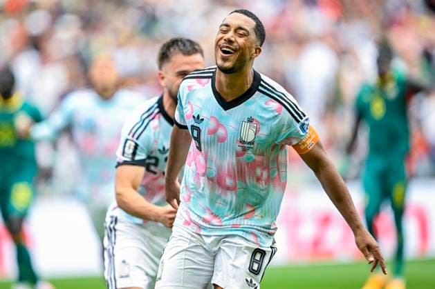 Belgium vs Senegal - 2026 FIFA World Cup, WM, Weltmeisterschaft, Fussball SEATTLE, USA - JULY 01 : Tielemans Youri midfielder of Belgium celebrating scoring a goal (3-2) during the FIFA World Cup 2026 Round of 32 match between Belgium and Senegal at the Lumen Field stadium on July 01, 2026 in Seattle, USA, 15 06 2026 Seattle United States of America  Copyright: xNicoxVereeckenx