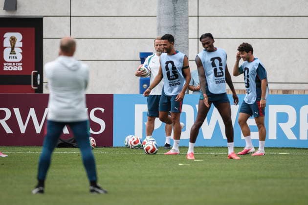 FIFA World Cup, WM, Weltmeisterschaft, Fussball 2026 - Portugal training session Portugal soccer team players during the training session at Centennial Park in Toronto for the FIFA World Cup 2026, in Toronto, Canada, 01 July 2026. TORONTO Toronto Canada  Copyright: xMIGUELxA.xLOPESx