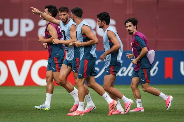 FIFA World Cup, WM, Weltmeisterschaft, Fussball 2026 - Portugal training session Portugal soccer team players during the training session at Centennial Park in Toronto for the FIFA World Cup 2026, in Toronto, Canada, 01 July 2026. TORONTO Toronto Canada  Copyright: xMIGUELxA.xLOPESx