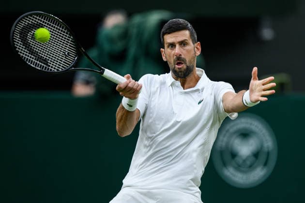 260701 Novak Djokovic of Serbia competes in a mens™ second round singles match during day 3 of Wimbledon on July 1, 2026 in London. Photo: Jesper Zerman BILDBYRAN kod JZ JZ0745 tennis wimbledon 3 bbeng *** 260701 Novak Djokovic of Serbia competes in a men’s second-round singles match during Day 3 of Wimbledon on July 1, 2026, in London. Photo: Jesper Zerman, BILDBYRAN, code JZ JZ0745, tennis, wimbledon, 3 bbeng  Copyright: JESPERxZERMAN BB260701JZ104