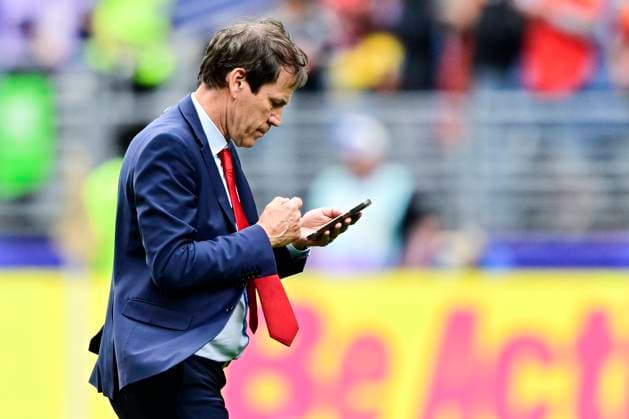 Belgium vs Senegal - 2026 FIFA World Cup, WM, Weltmeisterschaft, Fussball SEATTLE, USA - JULY 01 : Garcia Rudi head coach of Belgium during the FIFA World Cup 2026 Round of 32 match between Belgium and Senegal at the Lumen Field stadium on July 01, 2026 in Seattle, USA, 01 07 2026 Seattle United States of America  Copyright: xJanxDexMeuleneirx