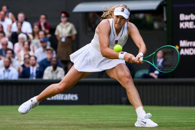 260701 Mirra Andreeva of Russia competes in a ladies second round singles match during day 3 of Wimbledon on July 1, 2026 in London. Photo: Jesper Zerman BILDBYRAN kod JZ JZ0745 tennis wimbledon 3 bbeng *** 260701 Mirra Andreeva of Russia competes in a second-round women s singles match on Day 3 of Wimbledon on July 1, 2026, in London. Photo by Jesper Zerman. BILDBYRAN code JZ JZ0745 tennis wimbledon 3 bbeng  Copyright: JESPERxZERMAN BB260701JZ123
