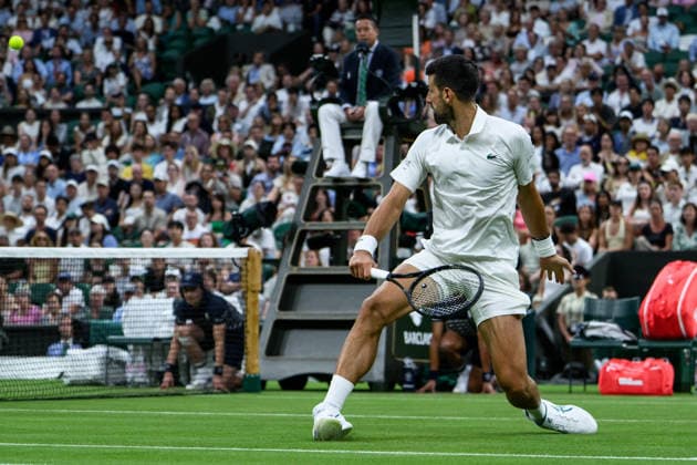 260701 Novak Djokovic of Serbia competes in a mens™ second round singles match during day 3 of Wimbledon on July 1, 2026 in London. Photo: Jesper Zerman BILDBYRAN kod JZ JZ0745 tennis wimbledon 3 bbeng *** 260701 Novak Djokovic of Serbia competes in a men’s second-round singles match during Day 3 of Wimbledon on July 1, 2026, in London. Photo: Jesper Zerman, BILDBYRAN, code JZ JZ0745, tennis, Wimbledon, 3 bbeng  Copyright: JESPERxZERMAN BB260701JZ127