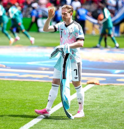 Belgium v Senegal - FIFA World Cup, WM, Weltmeisterschaft, Fussball 2026 - Round of 32 SEATTLE, USA - JULY 01: Kevin de Bruyne of Belgium is seen as Belgium and Senegal face off during the FIFA World Cup 2026 Round of 32 match at Lumen Field (Seattle Stadium) in Seattle, Washington, United States, on July 01, 2026. Ercin Erturk Anadolu Washington United States. Editorial use only. Please get in touch for any other usage.  Copyright: x2026xAnadoluxErcinxErturkx