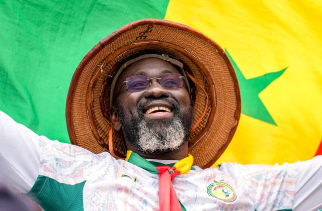 Belgium v Senegal - FIFA World Cup, WM, Weltmeisterschaft, Fussball 2026 - Round of 32 SEATTLE, USA - JULY 01: A Senegal fan is seen during the 2026 FIFA World Cup Round of 32 match between Belgium and Senegal at Lumen Field (Seattle Stadium) in Seattle, Washington, United States on July 01, 2026. Ercin Erturk Anadolu Washington United States. Editorial use only. Please get in touch for any other usage.  Copyright: x2026xAnadoluxErcinxErturkx