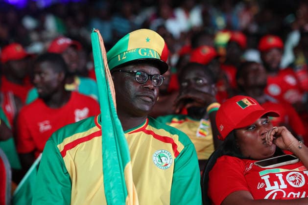 Senegal fans gather to watch World Cup in Dakar DAKAR, SENEGAL- JULY 02: A fan of Senegal upsets after the team s elimination from the 2026 FIFA World Cup, WM, Weltmeisterschaft, Fussball Round of 32 as thousands of fans gathered at Place de la Nation Square to watch the match on a giant screen, holding Senegal flags and wearing national team, Nationalteam jerseys in Dakar, Senegal, on July 02, 2026. Cem Ozdel Anadolu Dakar Senegal. Editorial use only. Please get in touch for any other usage.  Copyright: x2026xAnadoluxCemxOzdelx