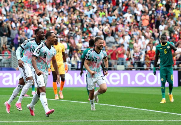 (260702) -- SEATTLE, July 2, 2026 -- Youri Tielemans (2nd L) of Belgium celebrate after scoring during the round of 32 match between Belgium and Senegal at the 2026 FIFA World Cup, WM, Weltmeisterschaft, Fussball at Seattle Stadium in Seattle, the United States, July 1, 2026. ) (SP)U.S.-SEATTLE-FOOTBALL-FIFA WORLD CUP-ROUND OF 32-BEL VS SEN BaixXuefei 