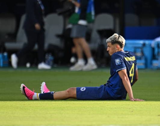 USA v Bosnia and Herzegovina - FIFA World Cup, WM, Weltmeisterschaft, Fussball 2026 - Round of 32 SANTA CLARA, CALIFORNIA - JULY 1: Tarik Muharemovic of Bosnia and Herzegovina reacts after the 2026 FIFA World Cup Round of 32 match between USA vs Bosnia and Herzegovina at the San Francisco Stadium (Levi s Stadium) in Santa Clara, California, United States on July 1, 2026. Tayfun Coskun Anadolu California United States. Editorial use only. Please get in touch for any other usage.  Copyright: x2026xAnadoluxTayfunxCoskunx