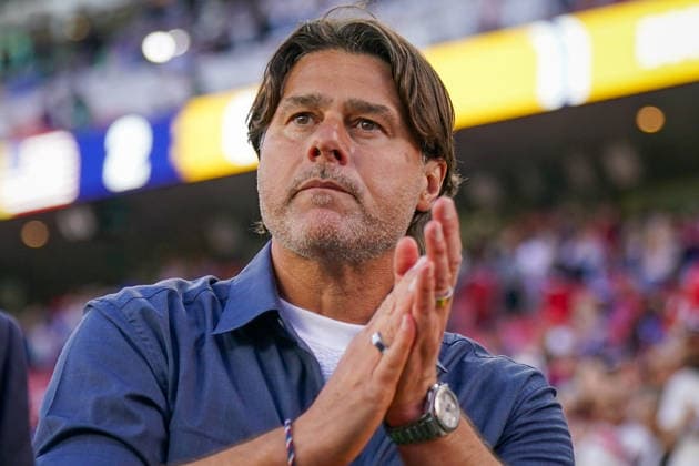 USA: Fußball FIFA World Cup, WM, Weltmeisterschaft, Fussball 2026, Sechzehntelfinale - USA vs Bosnien - Herzegowina im Levi™s Stadium (Santa Clara, San Francisco Bay Area, Kalifornien): Mauricio Pochettino (Trainer, USA) Mimik, Gesichtsausdruck, Emotion, Freude, Emotionen, Jubel *** 2026 FIFA World Cup USA, Round of 32: USA vs. Bosnia and Herzegovina at Levi’s Stadium in Santa Clara, San Francisco Bay Area, California; Mauricio Pochettino, USA coach; facial expressions, emotions, joy, celebration Copyright: xJOERANxSTEINSIEKx