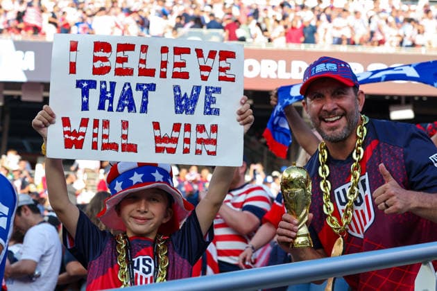 July 1, 2026, Santa Clara, California, USA: United States supporters are seen during the FIFA World Cup, WM, Weltmeisterschaft, Fussball 2026 Round of 32 match between USA and Bosnia and Herzegovina Soccer 2026: USA 2:0 Bosnia And Herzegovina.  - ZUMAa257 20260701_zsp_a257_084 Copyright: xChrisxArjoonx