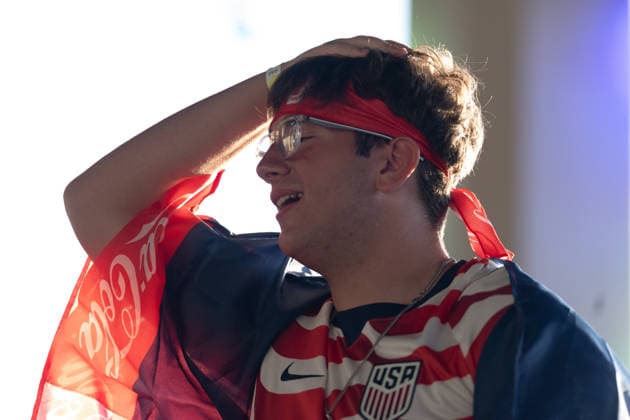 July 1, 2026, Dallas, Texas, USA: Fans react to a round of 32 game between the United States and Bosnia and Herzegovina at the FIFA Fest in Dallas, Texas. The United States moves on to the round of 16 after defeating Bosnia and Herzegovina, 2-0. World Cup 2026: Watch Party: USA Vs Bosnia And Herzegovina  - ZUMAh193 20260701_zsp_h193_007 Copyright: xDanielxMcGregor-Huyerx