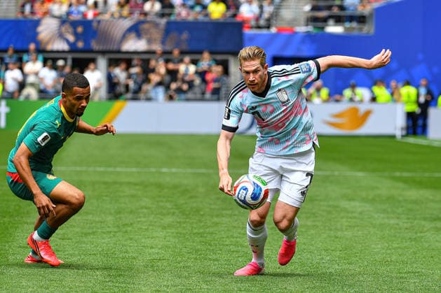 July 01, 2026: Belgium midfielder Kevin de Bruyne (7) during the FIFA World Cup, WM, Weltmeisterschaft, Fussball knockout round of 32 match between Belgium and Senegal in Seattle, WA.Belgium defeated Senegal 3-2 on a penalty kick near the end of the second overtime period. CSM FIFA World Cup 2026: JUL 01 Belgium Vs Senegal  - ZUMAc04_ 20260701_zma_c04_060 Copyright: xStevexFaberx