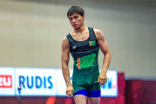 U20 Wrestling Asian Championships 2026 60kg GR - Vepa Nepesov (TKM) *** 2026 U20 Asian Wrestling Championships, 60kg Greco-Roman, Vepa Nepesov, TKM Copyright: xKadirxCaliskanx xUnitedxWorldxWrx Kadir Caliskan United World Wr