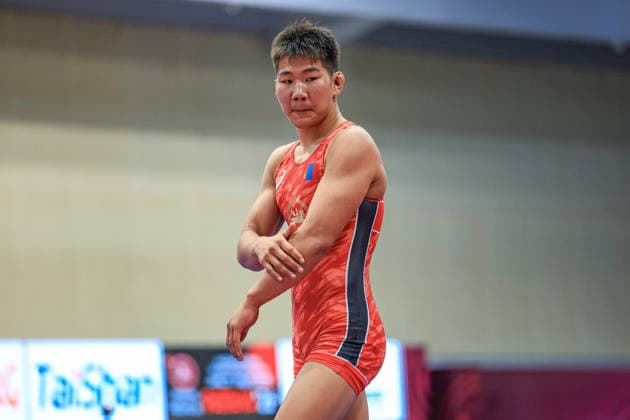 U20 Wrestling Asian Championships 2026 67kg GR - Otgonnasan Tserenpuntsag (MGL) *** 2026 U20 Asian Wrestling Championships, 67 kg Greco-Roman: Otgonnasan Tserenpuntsag (MGL) Copyright: xKadirxCaliskanx xUnitedxWorldxWrx Kadir Caliskan United World Wr
