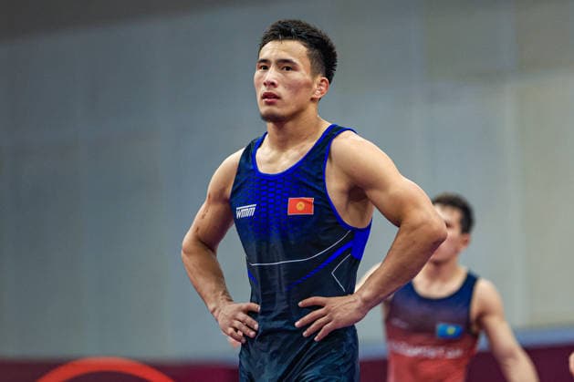 U20 Wrestling Asian Championships 2026 67kg GR - Myrzakadyr Urmatbekovich Kulmamatov (KGZ) df. Dosbol Shamil (KAZ) *** 2026 U20 Asian Wrestling Championships, 67 kg Greco-Roman: Myrzakadyr Urmatbekovich Kulmamatov (KGZ) def. Dosbol Shamil (KAZ) Copyright: xKadirxCaliskanx xUnitedxWorldxWrx Kadir Caliskan United World Wr