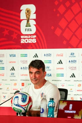 Croatia MD-1 press conference, PK, Pressekonferenz Croatia head coach Zlatko Dalic listens to questions from media members during a press conference ahead of Croatia s match day minus one at the FIFA World Cup, WM, Weltmeisterschaft, Fussball 2026 at Toronto Stadium in Toronto, Ontario, Canada, on July 1, 2026. Toronto Canada  Copyright: xIndrawanxKumalax originalFilename:kumala-notitle260701_nppfa.jpg