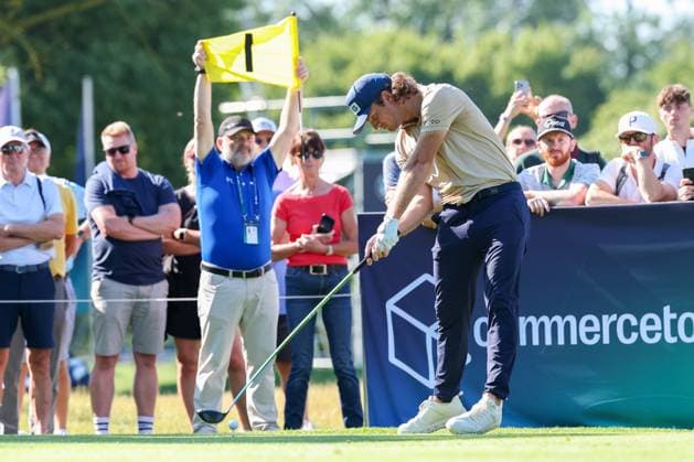 Freddy Schott (GER) am Abschlag,Tee, 37. BMW International Open 2026, Golf, DP World Tour, Herren, Runde 1, 02.07.2026 Eichenried Bayern Deutschland *** Freddy Schott (GER) at the tee, 37th BMW International Open 2026, Golf, DP World Tour, Men s, Round 1, July 2, 2026, Eichenried, Bavaria, Germany Copyright: xkolbert-press ChristianxKolbertx