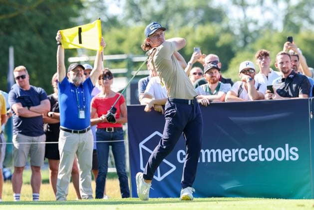 Freddy Schott (GER) am Abschlag,Tee, 37. BMW International Open 2026, Golf, DP World Tour, Herren, Runde 1, 02.07.2026 Eichenried Bayern Deutschland *** Freddy Schott (GER) at the tee, 37th BMW International Open 2026, Golf, DP World Tour, Men s, Round 1, July 2, 2026, Eichenried, Bavaria, Germany Copyright: xkolbert-press ChristianxKolbertx