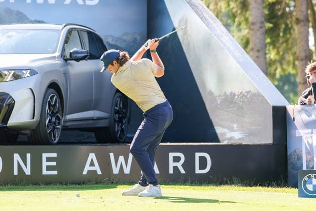 Freddy Schott (GER) am Abschlag,Tee, 37. BMW International Open 2026, Golf, DP World Tour, Herren, Runde 1, 02.07.2026 Eichenried Bayern Deutschland *** Freddy Schott (GER) at the tee, 37th BMW International Open 2026, Golf, DP World Tour, Men s, Round 1, July 2, 2026, Eichenried, Bavaria, Germany Copyright: xkolbert-press ChristianxKolbertx