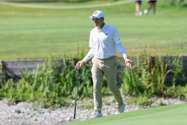 Sergio Garcia (ESP) auf dem Green, 37. BMW International Open 2026, Golf, DP World Tour, Herren, Runde 1, 02.07.2026 Eichenried Bayern Deutschland *** Sergio Garcia (ESP) on the green, 37th BMW International Open 2026, Golf, DP World Tour, Men s, Round 1, July 2, 2026, Eichenried, Bavaria, Germany Copyright: xkolbert-press ChristianxKolbertx