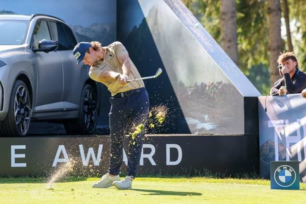 Freddy Schott (GER) am Abschlag,Tee, 37. BMW International Open 2026, Golf, DP World Tour, Herren, Runde 1, 02.07.2026 Eichenried Bayern Deutschland *** Freddy Schott (GER) at the tee, 37th BMW International Open 2026, Golf, DP World Tour, Men s, Round 1, July 2, 2026, Eichenried, Bavaria, Germany Copyright: xkolbert-press ChristianxKolbertx