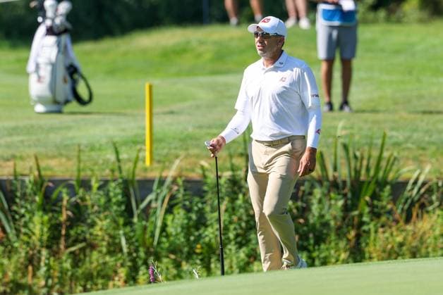 Sergio Garcia (ESP) auf dem Green, 37. BMW International Open 2026, Golf, DP World Tour, Herren, Runde 1, 02.07.2026 Eichenried Bayern Deutschland *** Sergio Garcia (ESP) on the green, 37th BMW International Open 2026, Golf, DP World Tour, Men s, Round 1, July 2, 2026, Eichenried, Bavaria, Germany Copyright: xkolbert-press ChristianxKolbertx
