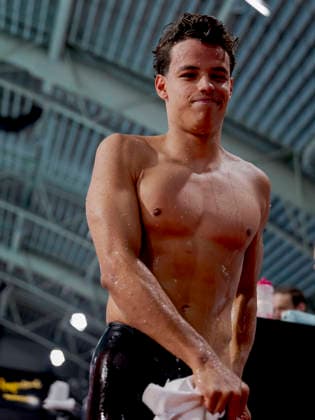 2026-07-02 European Swimming Trials EINDHOVEN, NETHERLANDS - JULY 2: Tiago Fonseca Gomes of the Netherlands after competing in the Men s 400m Freestyle during European Swimming Trials at Tongelreep National Swimming Centre on July 2, 2026 in Eindhoven, Netherlands. (Photo by Joris Verwijst BSR Agency) Eindhoven Netherlands Content not available for redistribution in The Netherlands directly or indirectly through any third parties. Copyright: xBSRxAgencyx