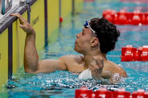 2026-07-02 European Swimming Trials EINDHOVEN, NETHERLANDS - JULY 2: Tiago Fonseca Gomes of the Netherlands after competing in the Men s 400m Freestyle during European Swimming Trials at Tongelreep National Swimming Centre on July 2, 2026 in Eindhoven, Netherlands. (Photo by Joris Verwijst BSR Agency) Eindhoven Netherlands Content not available for redistribution in The Netherlands directly or indirectly through any third parties. Copyright: xBSRxAgencyx