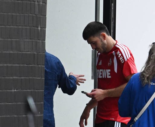 02.07.2026, xophax, Fussball 1.Bundesliga, 1.FC Koeln. Saison 2026 2027 , 1.FC Köln . Erster mögliche Neuzugang in Köln . Luka Lochoshvili an der Atos Klinik beim Medizincheck Koeln *** July 2, 2026, xophax, Soccer, Bundesliga 1, 1. FC Köln, 2026–2027 Season, 1. FC Köln: First Potential New Signing in Cologne—Luka Lochoshvili Undergoing a Medical Exam at the Atos Clinic in Cologne