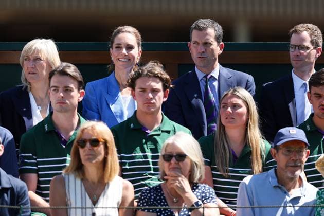 Catherine, Duchess of Cambridge and Tim Henman watch Arthur Fery Wimbledon Tennis Championships, Day 4, The All England Lawn Tennis and Croquet Club, London, UK - 02 Jul 2026London The All England Lawn Tennis and United Kingdom  Copyright: xKieranxMcManus Shutterstockx 16970349r