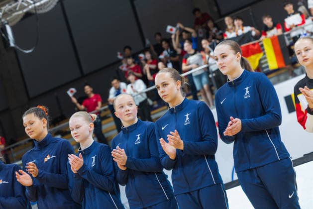 Wheel Gymnastics World Championships 2026 Rhönrad Weltmeisterschaft 2026 in der Sparkassen Arena Göttingen. Tag 02. Deutschland, Göttingen am 02. Juli 2026: Tag Zwei der Weltmeisterschaft in Rhönrad mit über 250 Athletinnen und Athleten aus 17 Nationen. *** 2026 World Championships in Wheel Gymnastics: 2026 Rhönrad World Championships at the Sparkassen Arena in Göttingen, Day 02, Göttingen, Germany, on July 2, 2026. Day two of the Rhönrad World Championships, featuring over 250 athletes from 17 nations.