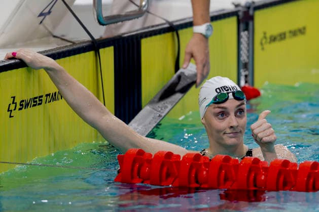 2026-07-02 European Swimming Trials EINDHOVEN, NETHERLANDS - JULY 2: Marrit Steenbergen of the Netherlands after competing in the Women s 100m Backstroke during European Swimming Trials at Tongelreep National Swimming Centre on July 2, 2026 in Eindhoven, Netherlands. (Photo by Joris Verwijst BSR Agency) Eindhoven Netherlands Content not available for redistribution in The Netherlands directly or indirectly through any third parties. Copyright: xBSRxAgencyx