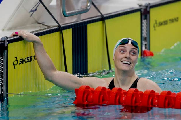 2026-07-02 European Swimming Trials EINDHOVEN, NETHERLANDS - JULY 2: Marrit Steenbergen of the Netherlands after competing in the Women s 100m Backstroke during European Swimming Trials at Tongelreep National Swimming Centre on July 2, 2026 in Eindhoven, Netherlands. (Photo by Joris Verwijst BSR Agency) Eindhoven Netherlands Content not available for redistribution in The Netherlands directly or indirectly through any third parties. Copyright: xBSRxAgencyx