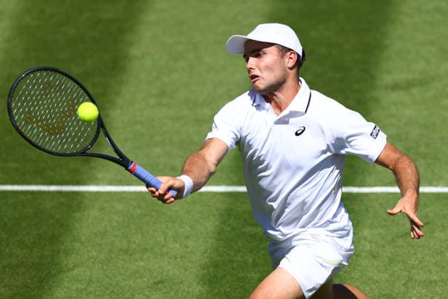 Arthur Fery during his second round match Wimbledon Tennis Championships, Day 4, The All England Lawn Tennis and Croquet Club, London, UK - 02 Jul 2026London The All England Lawn Tennis and United Kingdom  Copyright: xJamesxMarsh Shutterstockx 16970344an