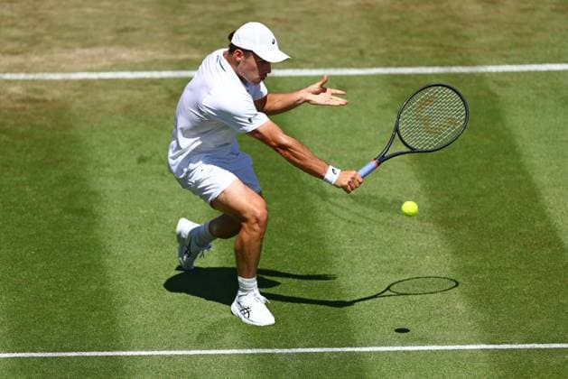 Arthur Fery during his second round match Wimbledon Tennis Championships, Day 4, The All England Lawn Tennis and Croquet Club, London, UK - 02 Jul 2026London The All England Lawn Tennis and United Kingdom  Copyright: xJamesxMarsh Shutterstockx 16970344ap