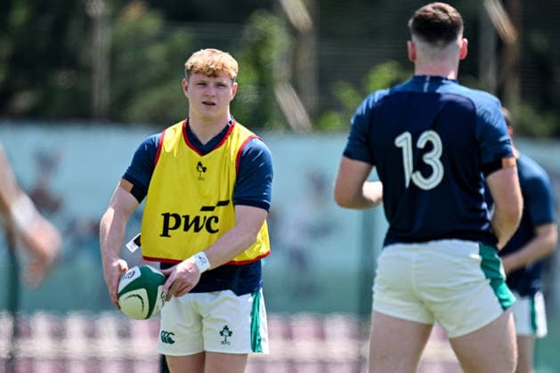 2026 World Rugby Junior World Championship, WM, Weltmeisterschaft Pool C, Avchala Rugby Stadium, Tbilisi, Georgia 2 7 2026 Argentina vs Ireland Ireland s Robert Carney during the warm up ahead of the match Robert Carney during the warm up ahead of the match 2 7 2026  Copyright: xLevanxVerdzeulix Z99_9065