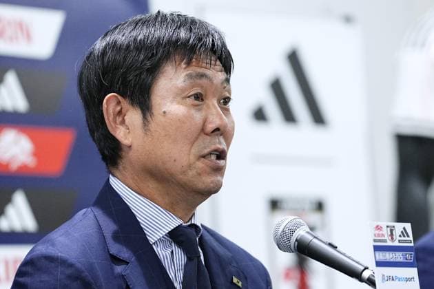 Football: 2026 World Cup Japan men s football team head coach Hajime Moriyasu holds a press conference, PK, Pressekonferenz in Tokyo on July 2, 2026, after Samurai Blue players returned home with him earlier in the day following a World Cup round of 32 loss to Brazil in the United States.  A14AA0005621255P