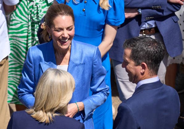 2026 Wimbledon, July 02, Day 4 LONDON, - JULY 2: The Princess of Wales and Tim Henman wait to enter court 18 as Arthur Fery of Great Britain plays against Otto Virtanen of Finland during the 2026 Wimbledon, July 02, Day 4 at The all England club, Wimbledon on July 2, 2026 in London, GBR. London The all England club, Wimbledon GBR Copyright: xPeterxvanxdenxBerg ISIxPhotosx 9442