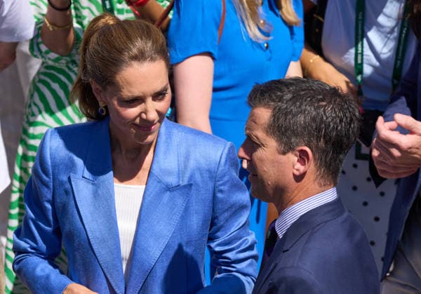 2026 Wimbledon, July 02, Day 4 LONDON, - JULY 2: The Princess of Wales and Tim Henman wait to enter court 18 as Arthur Fery of Great Britain plays against Otto Virtanen of Finland during the 2026 Wimbledon, July 02, Day 4 at The all England club, Wimbledon on July 2, 2026 in London, GBR. London The all England club, Wimbledon GBR Copyright: xPeterxvanxdenxBerg ISIxPhotosx 9442