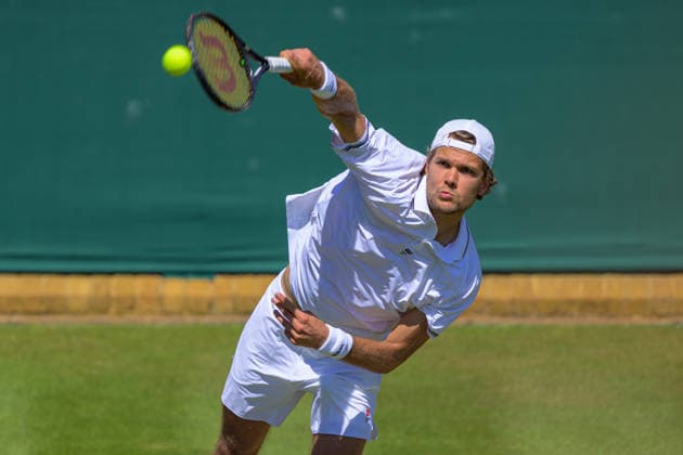 Day Four: The Championships - Wimbledon 2026 LONDON, ENGLAND JULY 02 - Otto Virtanen of Finland during Gentlemen s Single Second Round against Arthur Fery of Great Britain at The Wimbledon Lawn Tennis Championship at Wimbledon on July 02, 2026 in London, England. (Photo by Keeran Marquis)  Copyright: xKeeranxMarquis Fotoarena SPPx Sportspressphoto_SPR182619